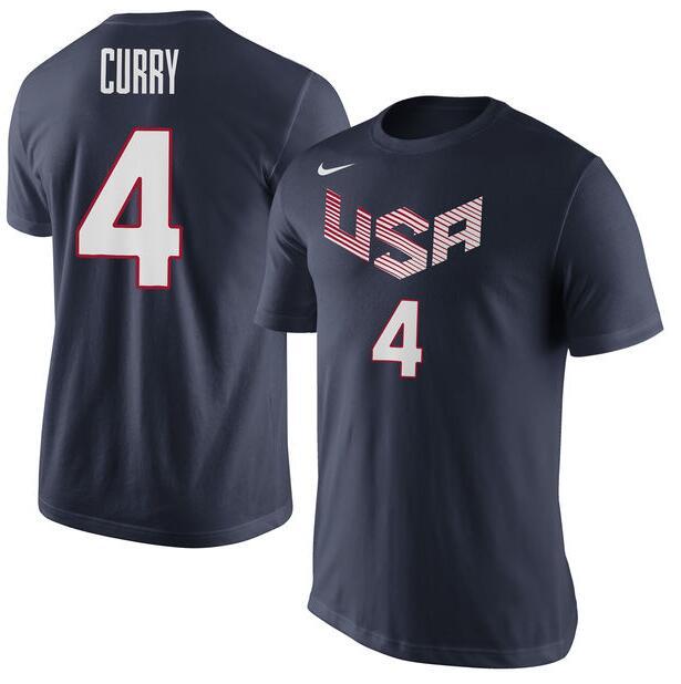 Men's USA Basketball Stephen Curry Nike Blue Name & Number T-Shirt,We sell and wholesale Men's USA Basketball Stephen Curry Nike Blue Name & Number T-Shirt on line form chian!